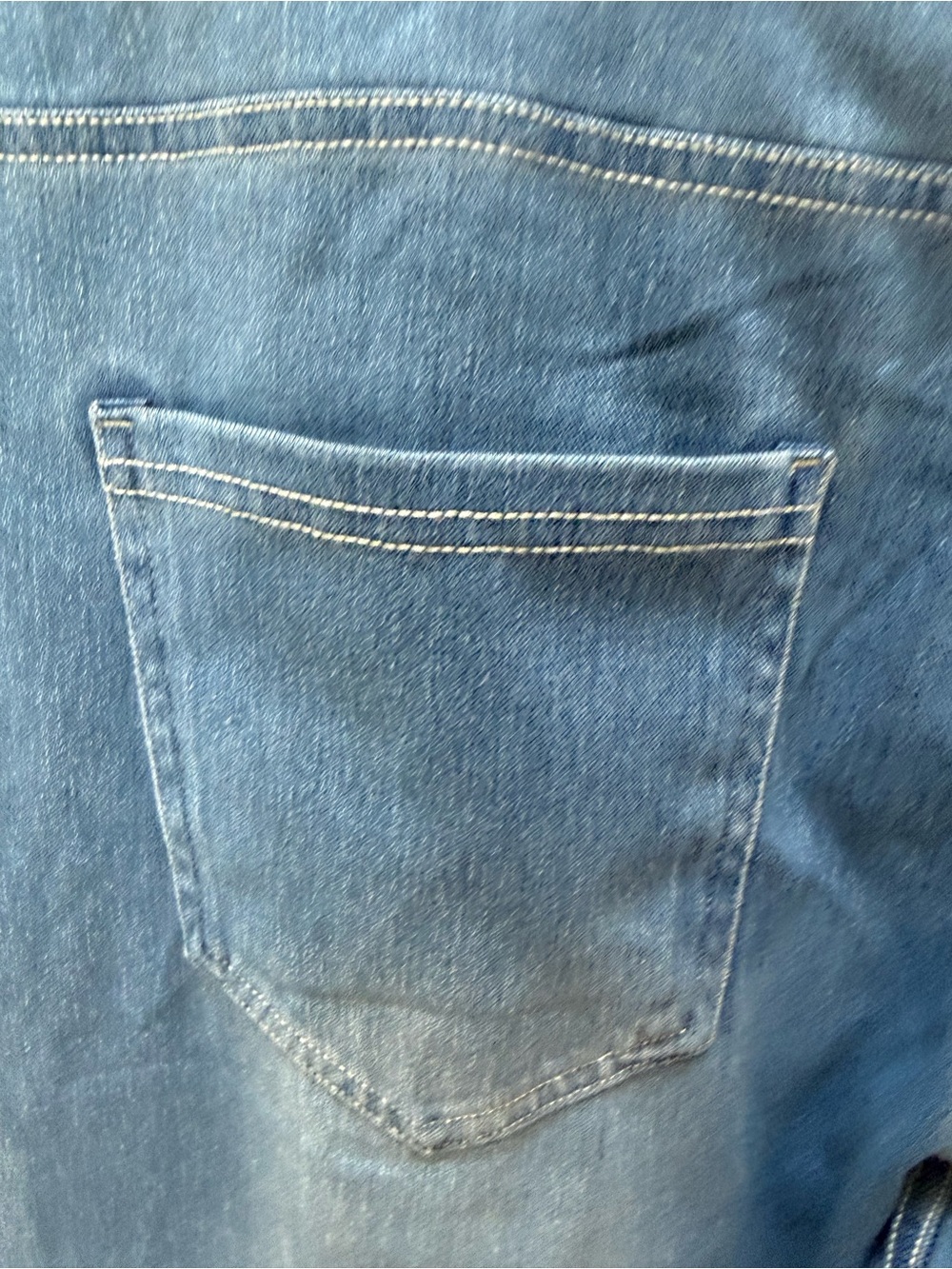 Wide-Leg Pull-On Jeans in Blue — Comfortable Everyday Style - Picture 8 of 16